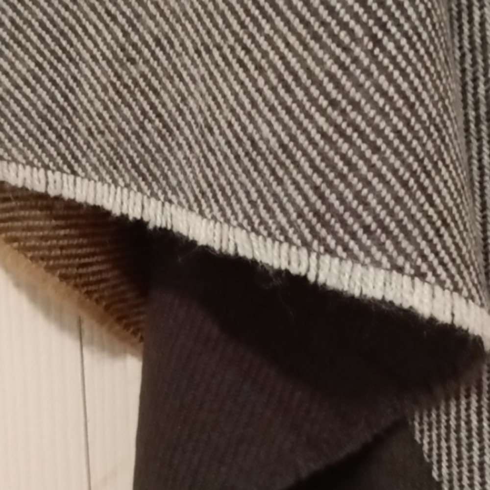 JustFab | Checked Ruana Wrap - Picture 8 of 12